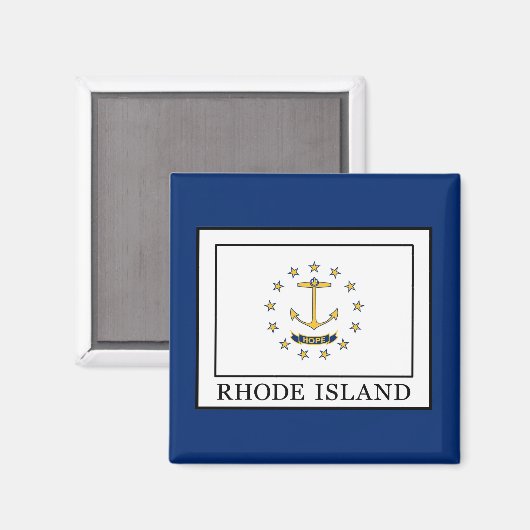 Aimant L'île Rhode (Recto/Verso)