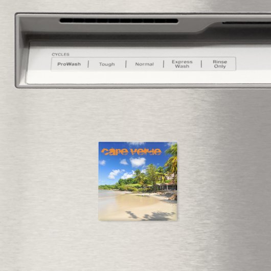 Aimant L'île tropicale au Cap Vert (In Situ (Lave-vaisselle))