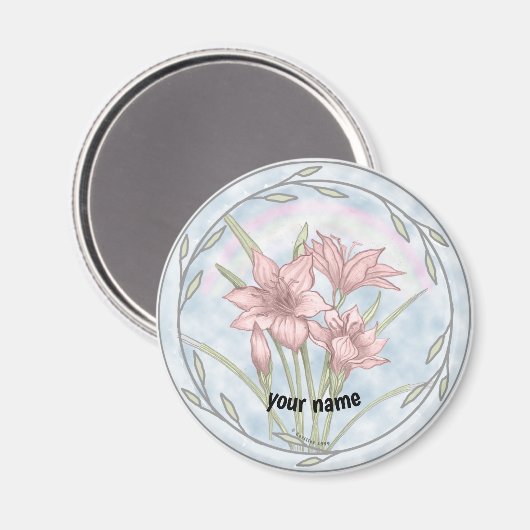 Aimant Lilies (Recto/Verso)