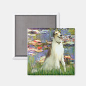 Aimant Lilies 2 - Borzoi (Recto/Verso)