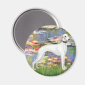 Aimant Lilies 2 - White Whippet (11b) (Recto/Verso)