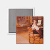 Aimant Lillanna Pratiquer Mozart sur Piano (Recto/Verso)