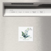 Aimant Lily de mai émeraude pierre de naissance (In Situ (Lave-vaisselle))