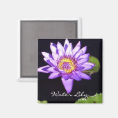 Aimant Lily d'eau (Recto/Verso)