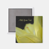 Aimant Lily jaune par Shirley Taylor (Recto/Verso)