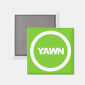 Aimant Lima Yawn Brand Dorm Frigo (Recto/Verso)