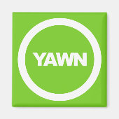 Aimant Lima Yawn Brand Dorm Frigo (Devant)