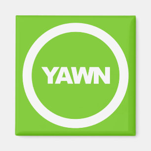 Aimant Lima Yawn Brand Dorm Frigo