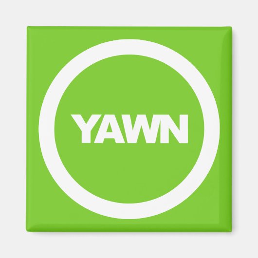 Aimant Lima Yawn Brand Dorm Frigo (Devant)