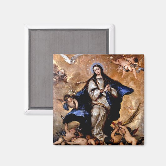 Aimant L'Immaculée conception (Recto/Verso)