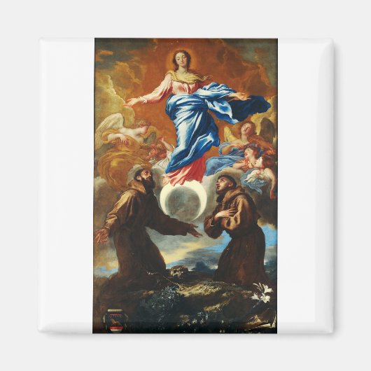 Aimant L'Immaculée Conception de la Vierge Marie (Devant)