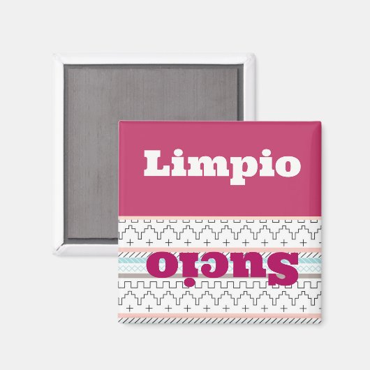 Aimant Limpio/Sucio (Recto/Verso)