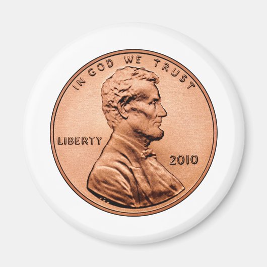 AIMANT LINCOL PENNY (Devant)