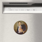 Aimant Lincoln - Corgis Pembroke (deux) (In Situ (Lave-vaisselle))