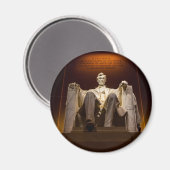 Aimant Lincoln Memorial At Night - Washington D.C. (Recto/Verso)