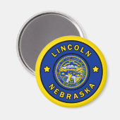 Aimant Lincoln Nebraska (Recto/Verso)