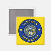 Aimant Lincoln Nebraska (Recto/Verso)