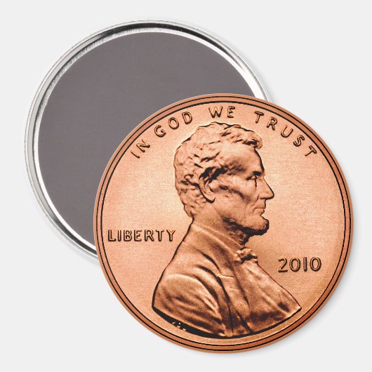 Aimant Lincoln Penny Classic (Recto/Verso)