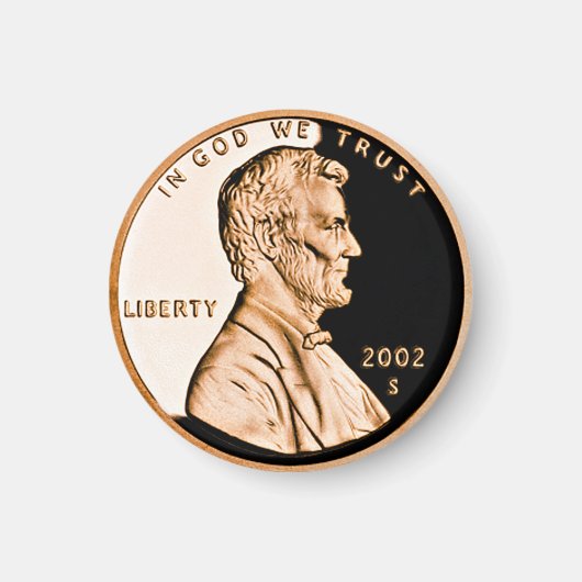Aimant Lincoln Penny Classic 2002 (Devant)