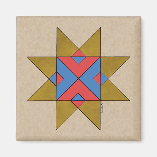 Aimant Lincolnshire Auseklis Witch Mark (Devant)