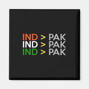 Aimant L'Inde mieux que le Pakistan Maillot de cricket in