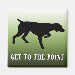 Aimant L'indicateur aux cheveux courts allemand