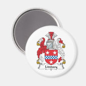 Aimant Lindsey Family Crest (Recto/Verso)