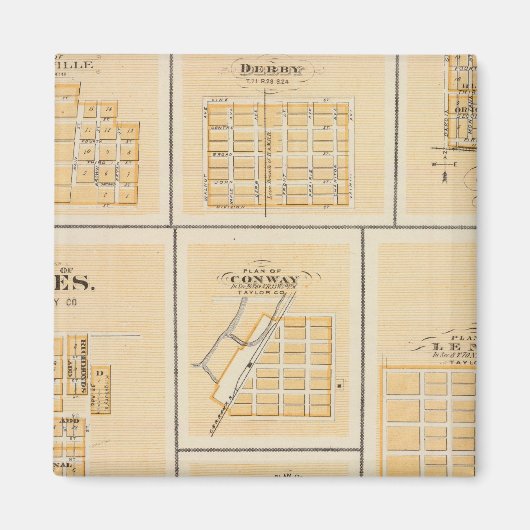 Aimant Lineville, Derby, Glidden, Ames, Conway (Devant)