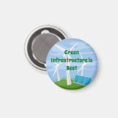Aimant L'infrastructure verte est la meilleure (Recto/Verso)