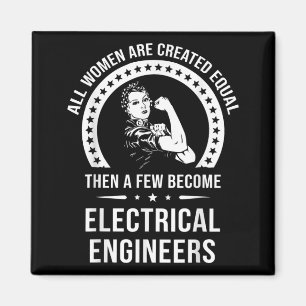 Aimant L'Ingénieur Électrique Pour Femmes Est Créé Égalem