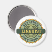 Aimant Linguiste authentique (Recto/Verso)