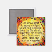 Aimant L'inspiration tire le meilleur parti du quotidien (Recto/Verso)