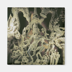 Aimant Linteau avec Shiva Nataraja, dynastie de Kakatiya