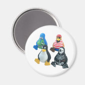 Aimant linux (Recto/Verso)