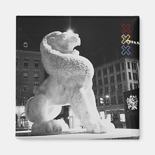 Aimant Lion Amstergram (Devant)