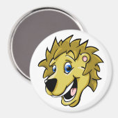 Aimant Lion caricature (Recto/Verso)