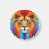 Aimant Lion coloré (Devant)