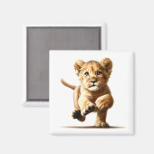 Aimant Lion Cub (Recto/Verso)