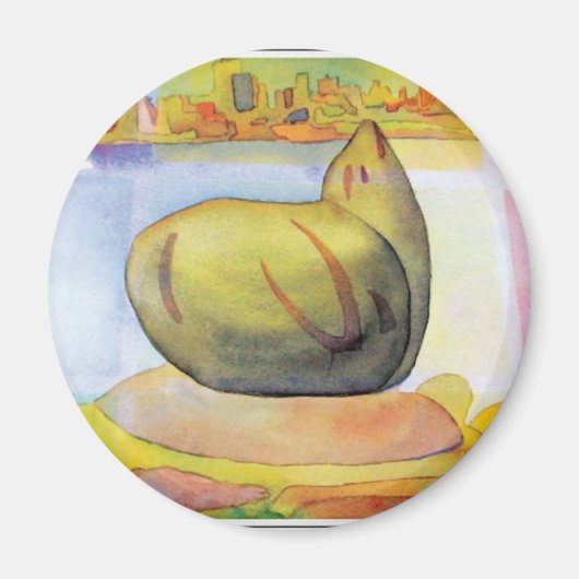 Aimant Lion de mer de Sausalito (Devant)