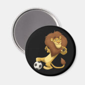 Aimant Lion de soccer (Recto/Verso)