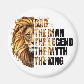 Aimant Lion fête des pères (Devant)