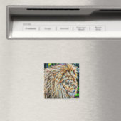 Aimant Lion fractal (In Situ (Lave-vaisselle))