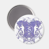 Aimant Lion Rampant Renaissance Mariage (Recto/Verso)