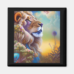 aimant lion rêve