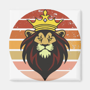 Aimant Lion royal vintage