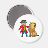 Aimant Lion Taming (Recto/Verso)