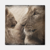Aimant Lioness et Cub (Devant)