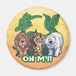 Aimant Lions Tiger Ours Oh Mon
