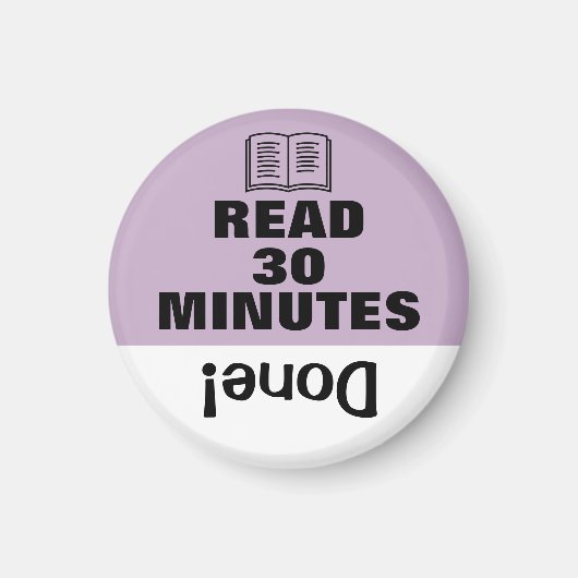 Aimant Lire l'aimant de rappel de routine de la tâche de  (Devant)