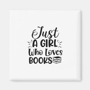 Aimant Lire L'Art Juste Une Fille Qui Aime Les Livres
